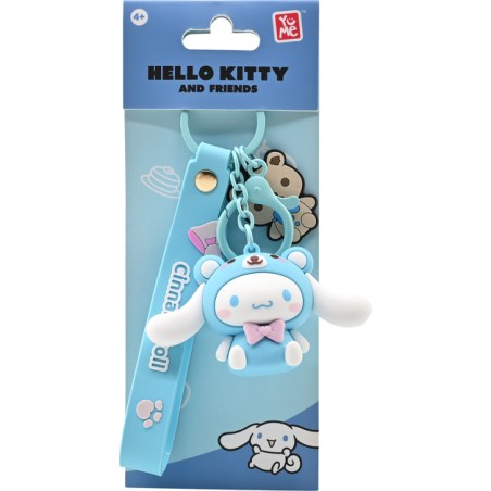 Yu.Me. Sanrio Hello Kitty and Friends - Keychain with Hand Strap - Cinnamoroll